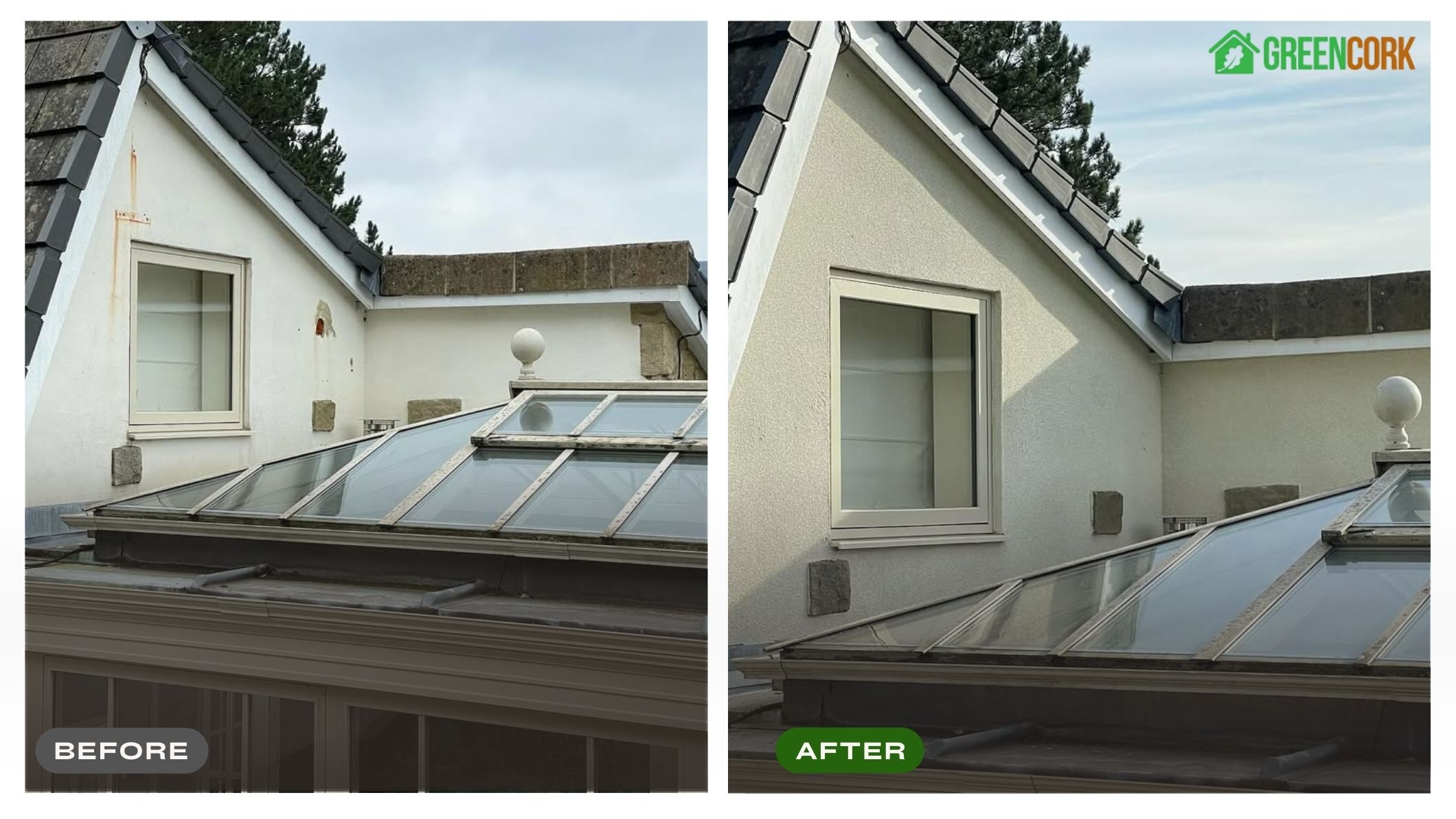 SprayCork Before and After Application Result 2