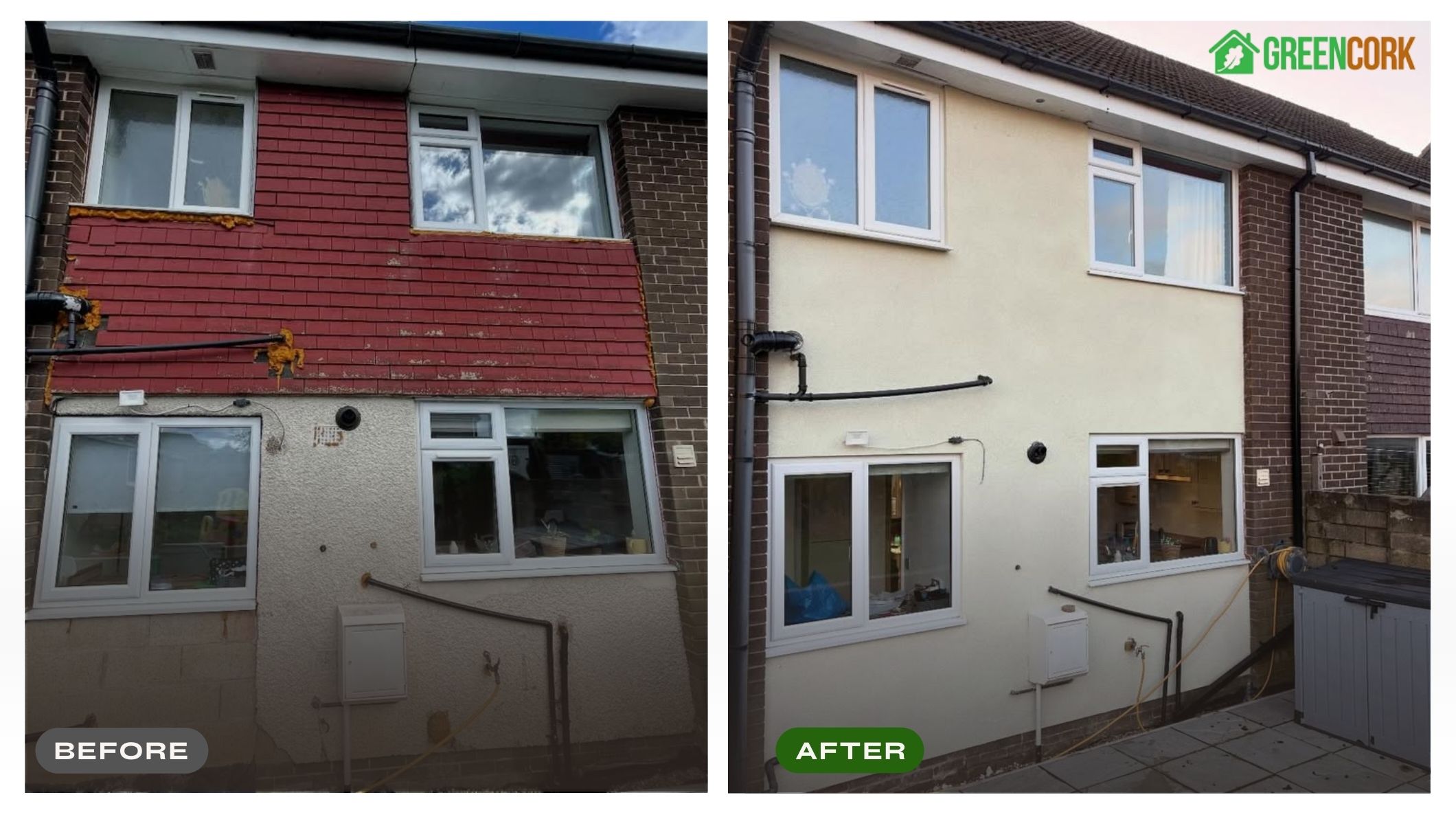 SprayCork Before and After Application Result 3