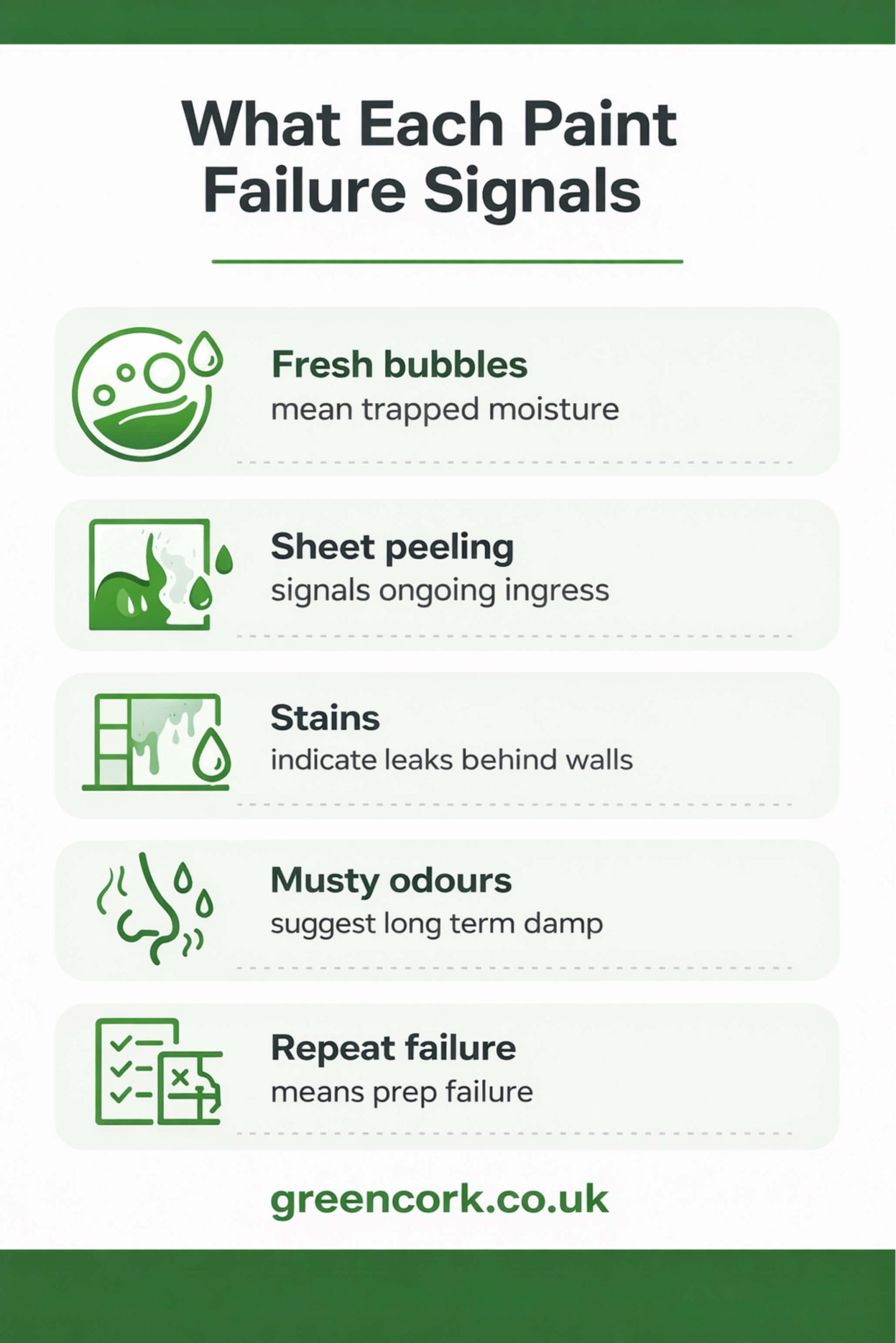 reasons for paint fails
