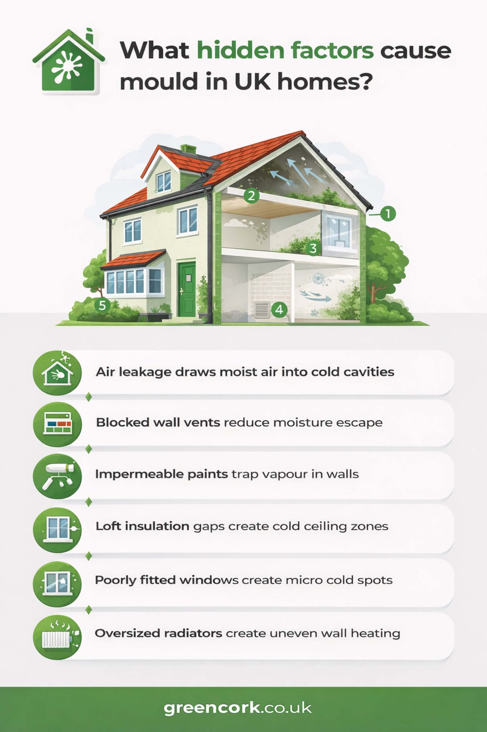 what hidden factors cause moulds in UK homes